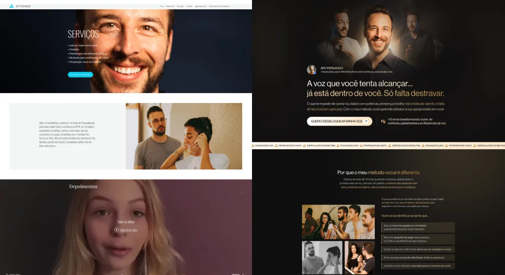 Projeto Especialista em Voz & Belting - Antes e Depois